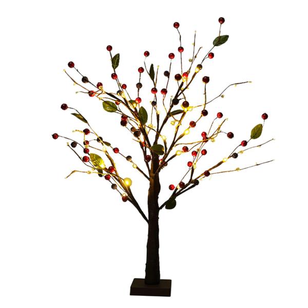 盆栽ライト.人工妖精ツリーランプ24 ledライト.バッテリータッチスイッチ.寝室.リビングルーム....