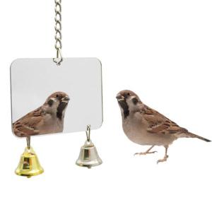 カナリアオカメインコ用バードケージミラーハンギ...の詳細画像2