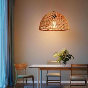 イケア IKEA ペンダントランプ 竹 ハンドメイド 27cm m00515867