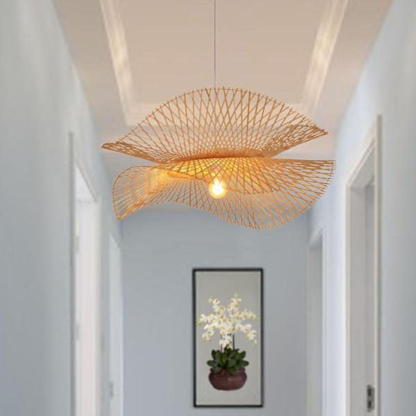 素朴な天井吊り下げ照明器具シャンデリアホワイエ LED ペンダント照明 2 層