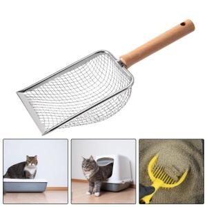 猫砂スプーンペットふるいシャベルトカゲクリーナー砂スプーン砂スクーパー 3.8X3.8mm