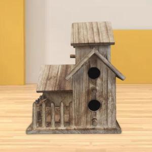 バードハウス屋外用木製バードハウス庭庭用鳥の巣箱