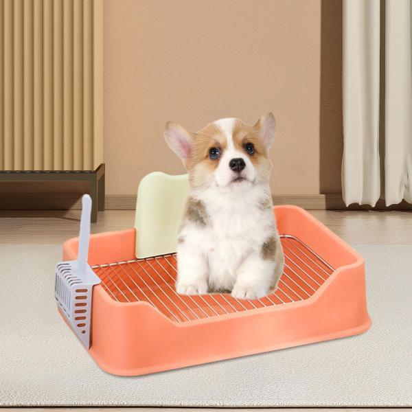 ペット犬トイレ子犬トレーニングトイレトレイトイレパン室内犬トイレトレイオレンジ