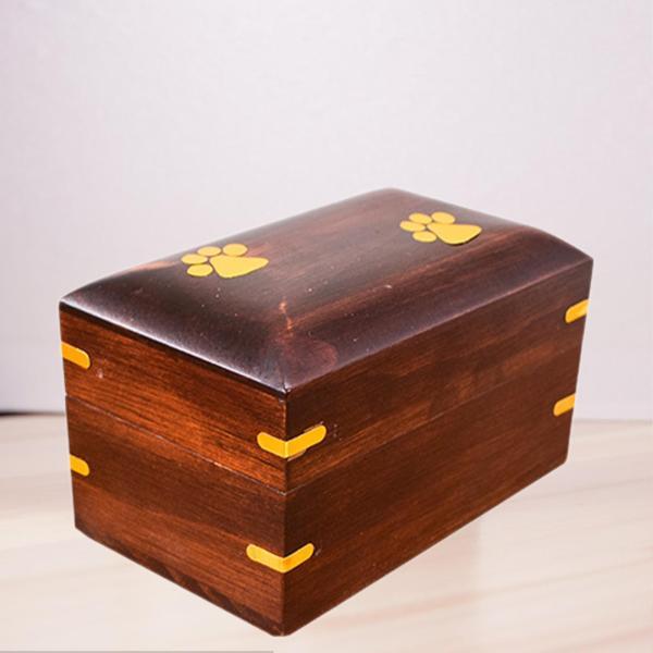 ペット骨壷 犬用記念品箱 犬 猫 小動物用 木製骨壷 葬儀装飾 木製ペット火葬骨壷 葬儀用棺