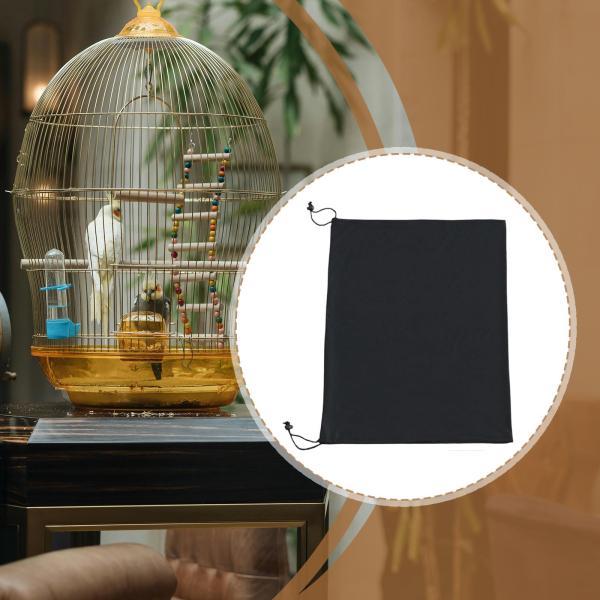 鳥かごカバー 伸縮性あり 引き紐付き 防寒 インコ オウム コニュア用 80cmx100cm