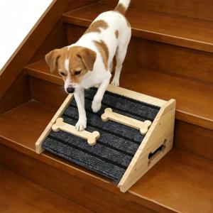 木製犬用階段スロープ、ペット用ステップスロープ...の詳細画像4