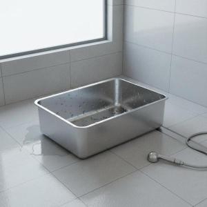 特大大容量猫用トイレトレー 飛び散り防止ステン...の詳細画像3