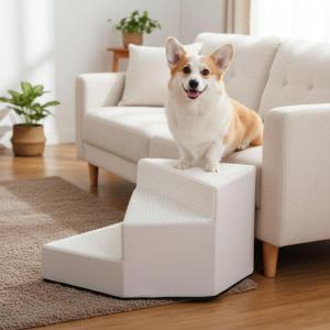 犬用階段 滑り止め付き 高さ調節可能な家具階段...の詳細画像2