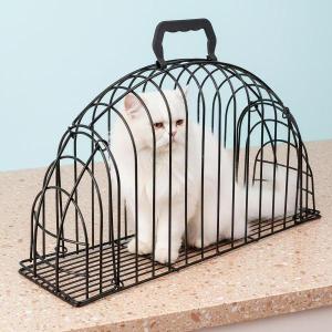 猫用ケージ ブラック 多用途 簡単乾燥 アイロ...の詳細画像4