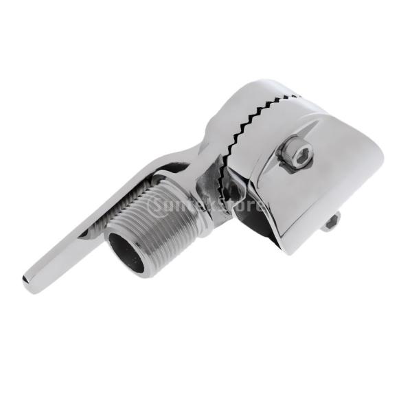 ヘビーデューティ ボート 調節可能 クランプオン レール アンテナベース 316ステンレススチール