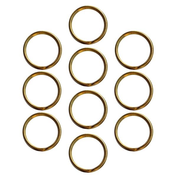 スプリット ダブル キー リング  全8サイズ - 15mm