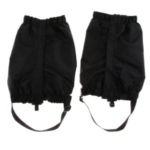 屋外防水足首ウォーキングゲイツブーツスノーレッグガードブラック