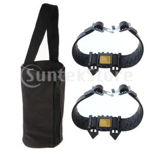 耐久性のある滑り止めスノーシューズ登山アイゼン爪ブーツスパイク