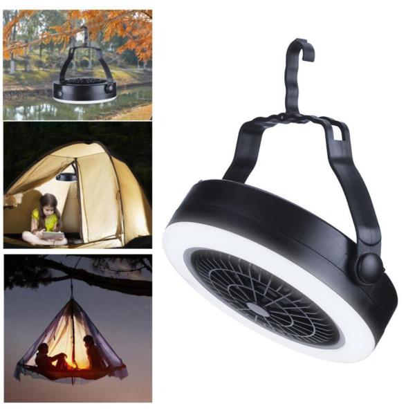 ポータブル テント ファン ライト 充電式 ハイキング カー ハンギング キャンプ ランタン RV ...