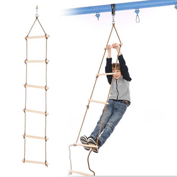 遊び場の庭の子供のための登山ロープはしごツールアミューズメントスイングはしご
