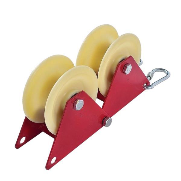 ロープ リトラクト プーリー ガード ロープ リトラクター 下降懸垂下降用 47mm プーリー