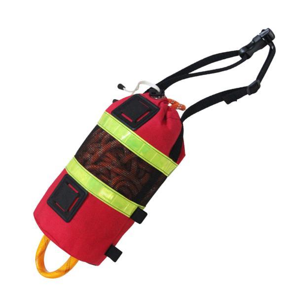 オレンジ色の反射材 投げられるロープ スローアブルロープボートスローバッグロープデバイスポーチ