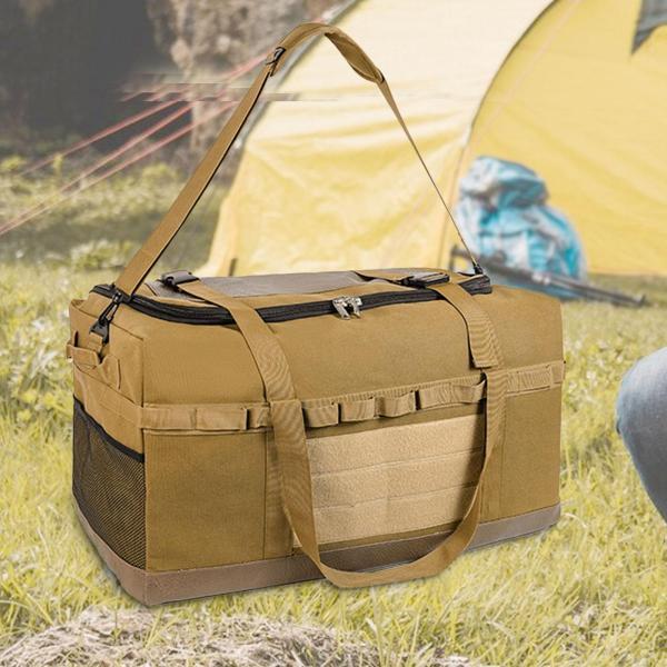 80リットル 旅行用 キャンプ用 ダッフルバッグ ハイキング 調理器具用 65x35x35cm 多用...
