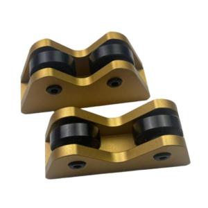 ビリヤード真直度チェッカー 合金メンテナンスツール クラブゲーム用 ゴールド 2個