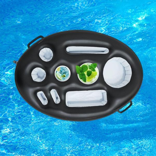 インフレータブルフローティングドリンクホルダードリンクスイミングプールビーチのフロート