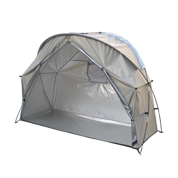 キャンプテント 簡単設置 コンパクト バックパッキングテント ハンティング キャンプ 釣り用 カーキ