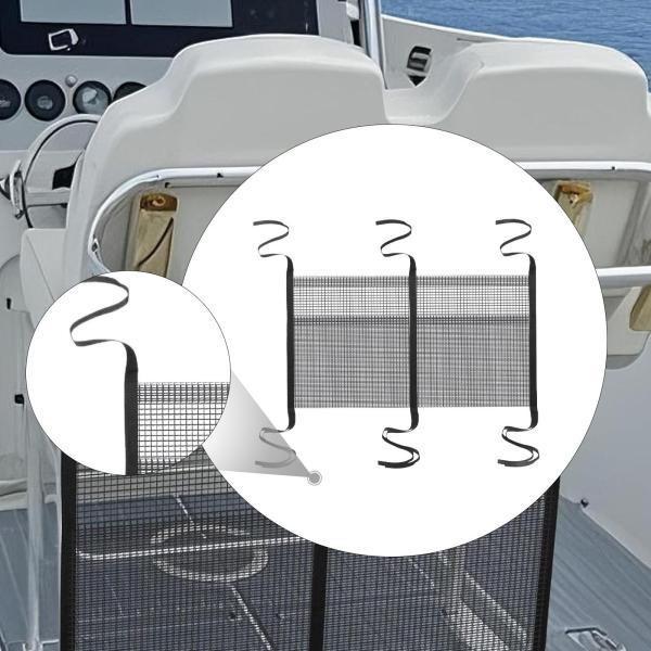 ボート収納バッグオーガナイザー、ポーチ整理ポケット吊り下げ式、吊り下げ式、車収納メッシュバッグカーゴ...