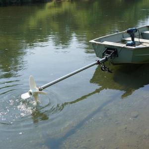 電動ハンドヘルドプロペラ、湖や池でのボート遊び...の詳細画像3