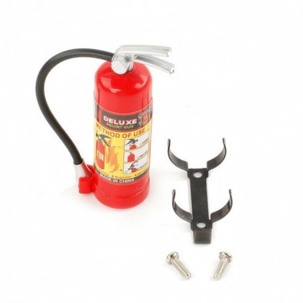 マウントブラケット付きミニ消火器 リアル RCカー用ミニ消火器 スケール感 ラジコンパーツ 耐久性の...