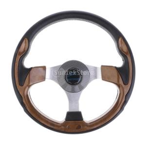 スポーティ アルミ製 ステアリング 3スポーク ボート ハンドル ステアリングホイール 3スポーク 13.5インチ 343mm