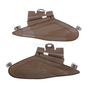 1ペア オートバイ 熱シールド 空気偏向器 インディアンチーフ ダークホースチーフ ファイン ロードマスター用