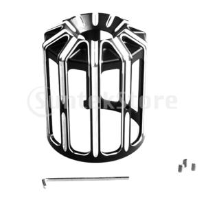 のためのオートバイの石油フィルターのグリルのグリル.ビレットアルミニウム.黒い終わり