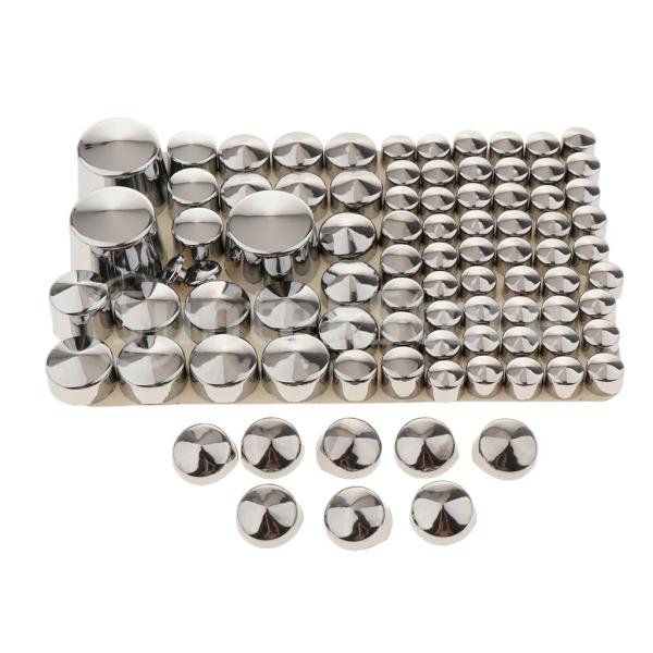 87セット耐久性のあるオートバイCNCアルミニウムボルトトッパーキャップハーレーソフテイルツインカム...