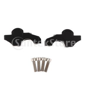 CNCアルミニウムハンドルバーマウントライザークランプBMW