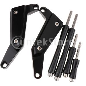 ホンダMSX 125ブラック用オートバイエンジンカバーガードクラッシュスライダープロテクター