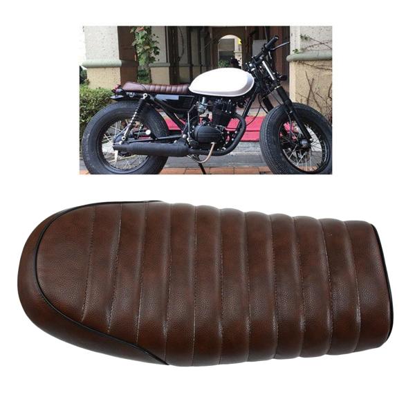 Wateproofオートバイレトロフラットシート交換ヤマハSR500 XJ550 XJ650 XS6...