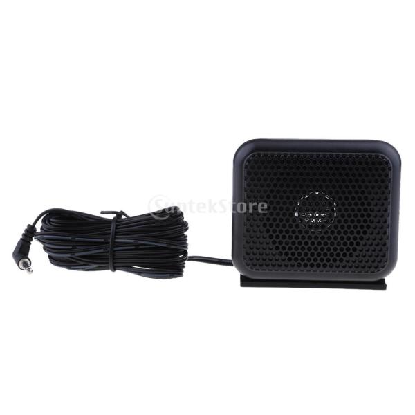 ヤエスケンウッドモバイルラジオ用 3.5mm  P600 カーラジオ 外付けスピーカー 車用ミニスピ...