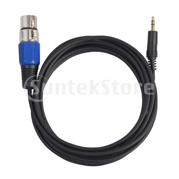 XLRメスオーディオケーブルコードへの3.5mmプラグオスマイクミキサー用1.5 M