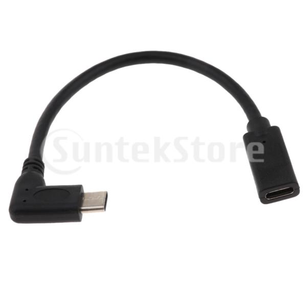 USBC延長ケーブル.オス-メスUSB CエクステンダーコードUSB 3.1 Type C高速充電お...