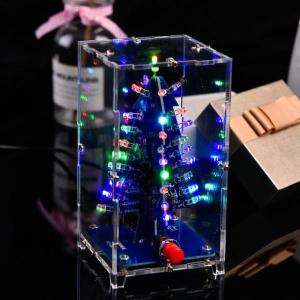 3DクリスマスツリーDIYキットRGBLEDケ...の詳細画像3