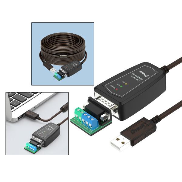 USB-RS422またはRS485シリアルポートコンバータアダプタケーブル600Wアンチサージケーブ...