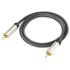 同軸デジタル オーディオ ケーブル 1 オス - 1 オス RCA サウンドバー用 1m｜stk-shop