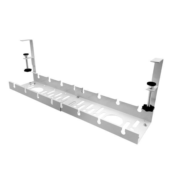 デスク下ケーブル管理フレキシブルワイヤーハイダーオフィスほとんどのテーブルホームホワイト