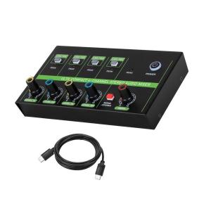 FIFINE ゲーミングオーディオミキサー オーディオ