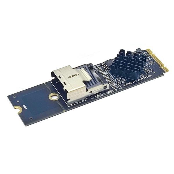 M.2  to Mini SAS 36 ピン SFF-8087  3.0 拡張カード低遅延 PCB