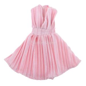 人形服 ミニ V襟ドレス パーティードレス 人形アクセサリー