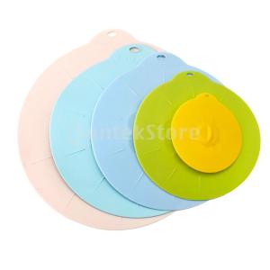 Baoblaze 5枚　シリコン　ラップ　シールボウル　食品　保存　ストレッチ蓋　カバー