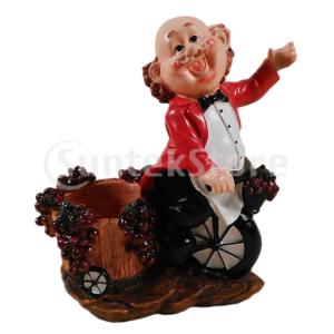 バーテンダー型ワインホルダーワインラック棚樹脂彫刻実用的なホームデコレーションクラフトバーウェディングテーブルデコレーション