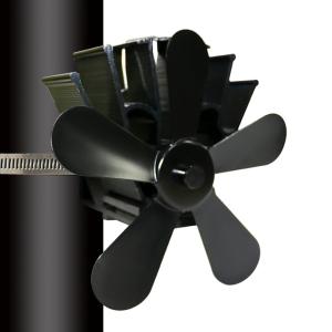 5ブレード熱式ストーブファンログ薪ストーブ環境にやさしい静かなファンスタイル1