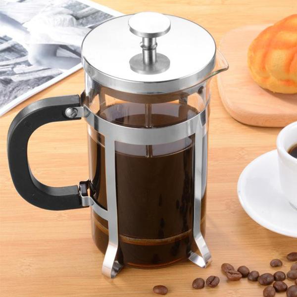 フレンチプレスコーヒーメーカー断熱ケトルティーメーカー600 / 1000MLBPA無料1000ml