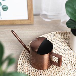 銅製・長竿如雨露(じょうろ )2号 2L ジョウロ 盆栽用【昭和レトロ】 受注商品】銅製 竿長如雨露2号 | 根岸産業 /ネギシサンギョウ | 三越